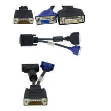 Custom High Quality DVI 59pin  to VGA Y Splitter Adapter